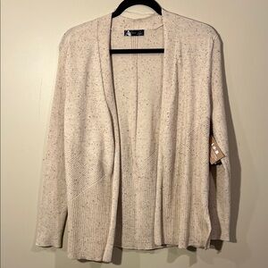Verve Ami Speckled Cream Cardigan